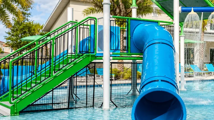 Veranda Palms Resort splash pool and water slides