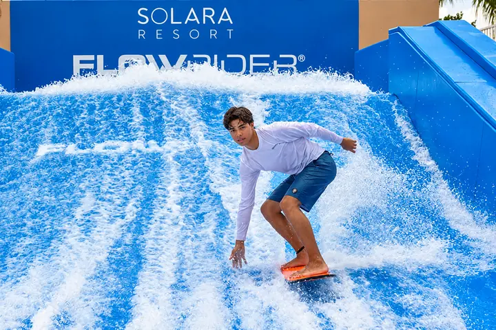 FlowRider surf simulator at Solara Resort