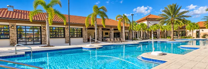 Solterra Resort pool and clubhouse